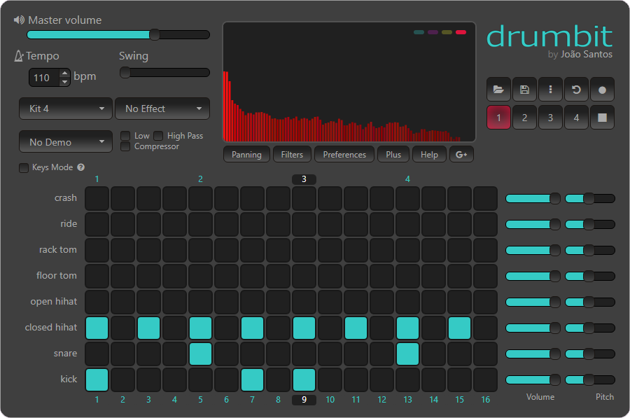 drumbit Web App Screenshot